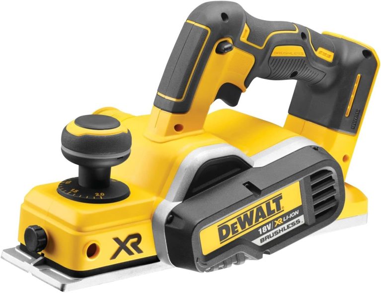 DEWALT Rabot Sans Fil Brushless XR 18V DCP580N-XJ (82 mm, outil nu)