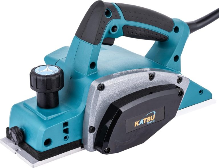 KATSU Tools Raboteuse électrique 600 W, largeur 82 mm, profondeur 2 mm