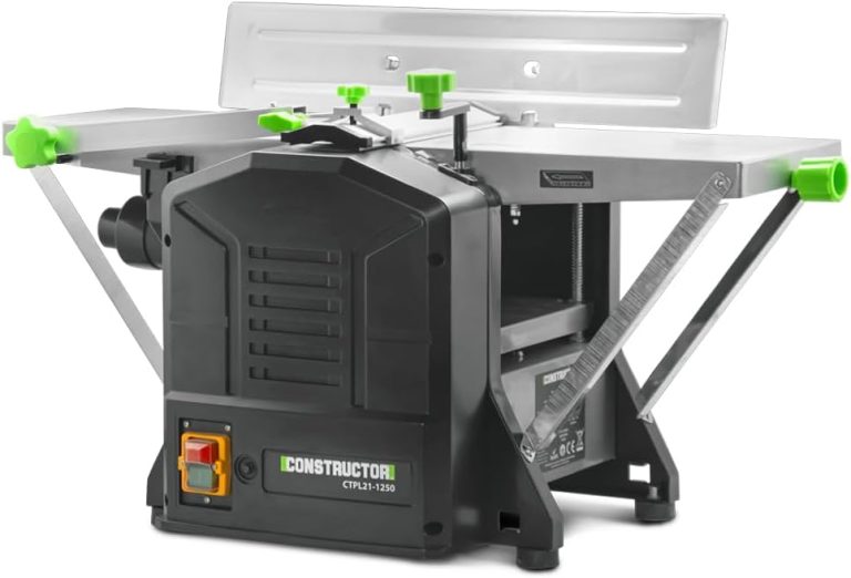 Rabot dégauchisseuse Constructor CTPL21-1250, 1250W, Largeur 204mm, Hauteur 120mm, 8500 tr/min